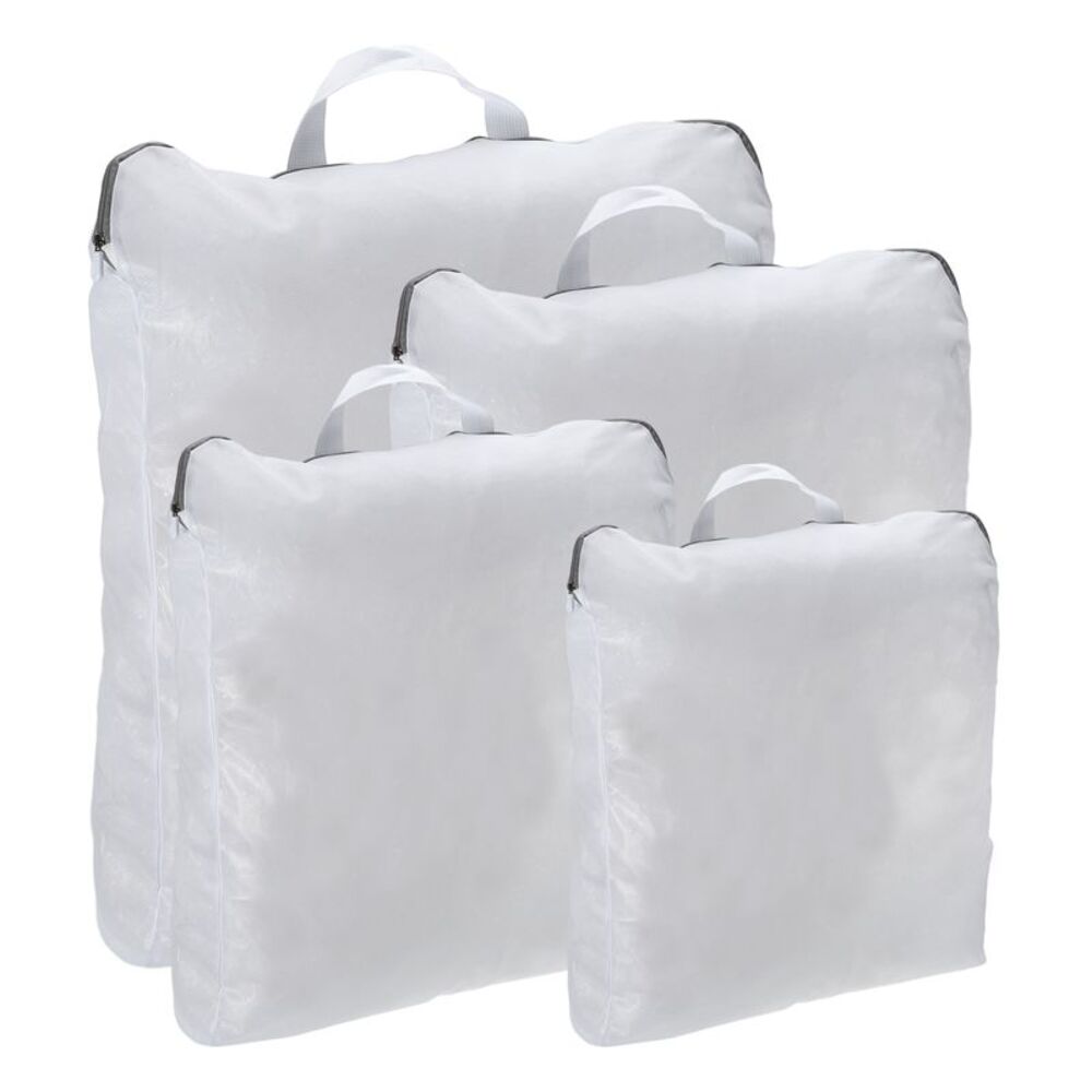 1 set Portable Laundry Bags Laundry Hamper White